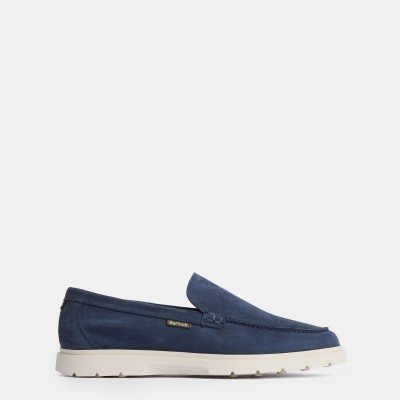 barbour,carty,loafers,sharkblue,suede