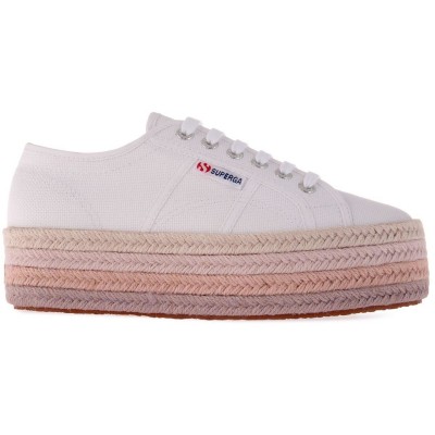 маратонки,superga,women's,espadrille,platform,trainers,white,pklt