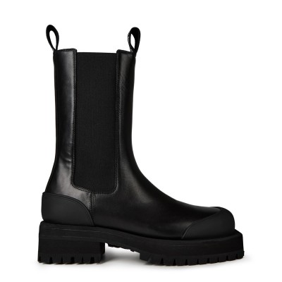 обувки,дамски,боти,palm,angels,chelsea,combat,boots,black