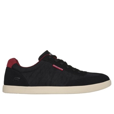мъжки,маратонки,мъжки,маратонки,skechers,low,profile,lace,up,sneaker,low,top,trainers,mens,black,synthtc