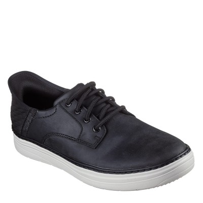 мъжки,маратонки,мъжки,маратонки,skechers,hyland,slip,on,runners,mens,black
