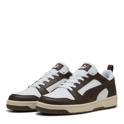 разпродажба,puma,мъжки,маратонки,puma,rebound,v6,low,sn99,white,brown