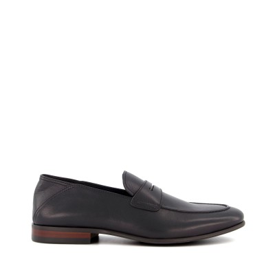 dune,london,sync,loafers,black,leather