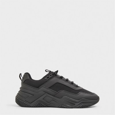 маратонки,маратонки,за,училище,ученически,обувки,мъжки,маратонки,mallet,men's,odyssey,chunky,trainers,blackout