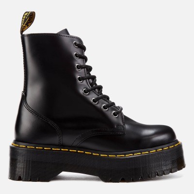 обувки,дамски,боти,dr,martens,jadon,platform,boots,black