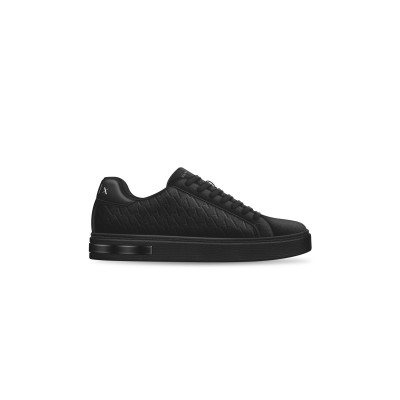 armani,exchange,sneaker,black,black