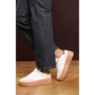 кецове,на,платформа,дамски,маратонки,wheres,that,from,low,wedge,lace,up,trainer,with,leopard,print,heel,detail,white,leopard