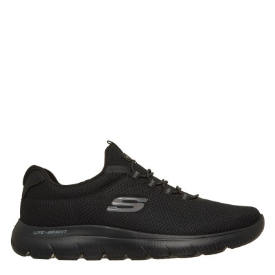 маратонки,отново,на,училище,мъжки,маратонки,skechers,men,s,summits,slip,on,trainers,black