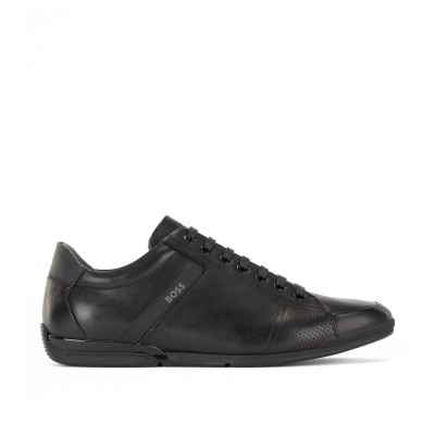 маратонки,мъжки,маратонки,boss,saturn,smooth,leather,trainers,black,001