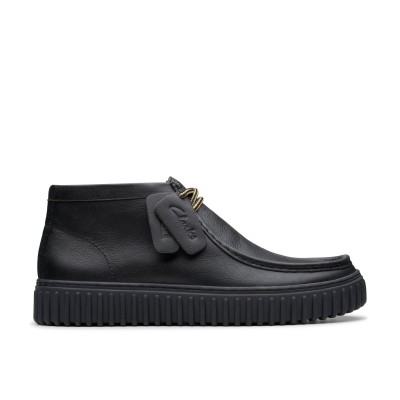 обувки,clarks,men,s,torhill,hi,chukka,boots,black,leather