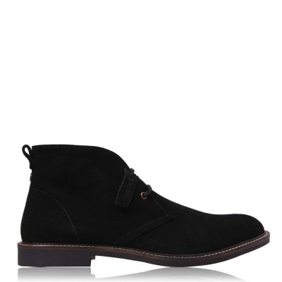 обувки,зимни,аксесоари,мъжки,боти,farah,briggs,desert,boots,black,suede
