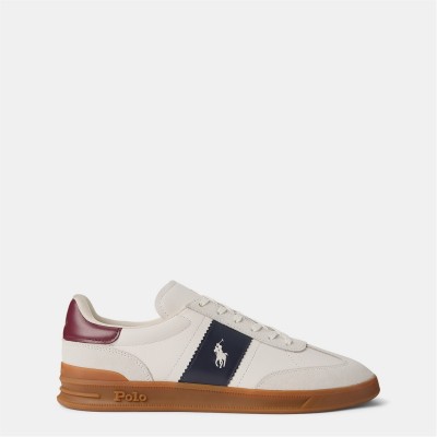 маратонки,мъжки,маратонки,polo,ralph,lauren,heritage,aera,trainers,wht,navy,wine