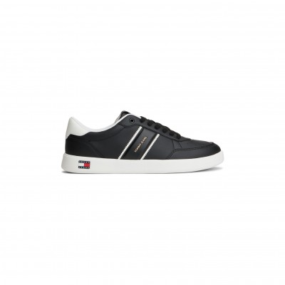 отново,на,училище,мъжки,маратонки,tommy,jeans,tj,lwt,flag,sn64,black