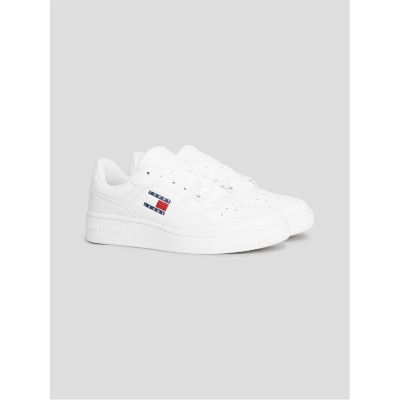 баскетболни,кецове,tommy,jeans,essential,retro,basketball,trainers,white