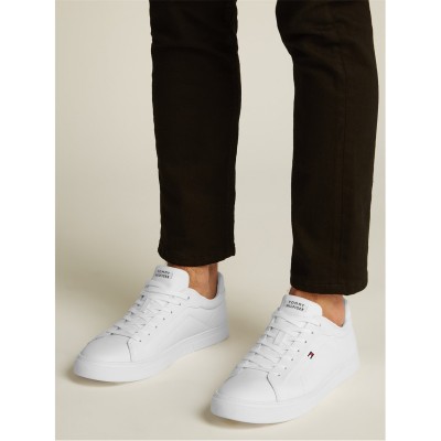 мъжки,маратонки,tommy,hilfiger,icon,court,lth,flag,ess,white,white