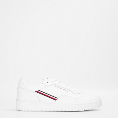 маратонки,мъжки,маратонки,tommy,hilfiger,men's,basket,stripe,low,top,trainers,white