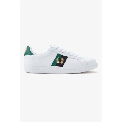 маратонки,мъжки,маратонки,fred,perry,men's,band,fluer,low,top,trainers,white