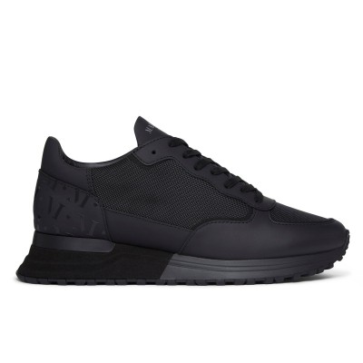 маратонки,мъжки,маратонки,mallet,men,s,popham,low,top,trainers,triple,black