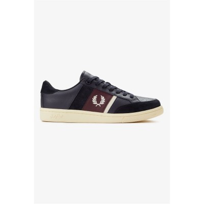 маратонки,мъжки,маратонки,fred,perry,men's,low,top,trainers,navy,ecru