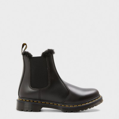дамски,боти,dr,martens,2976,leonore,faux,fur,lined,chelsea,boot,dark,grey