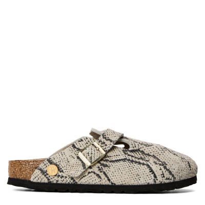 сандали,birkenstock,boston,suede,flat,sandals,snake,print
