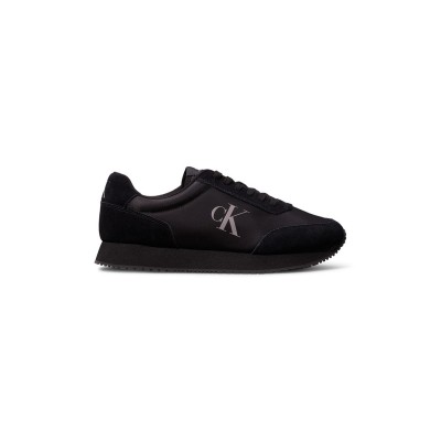 маратонки,мъжки,маратонки,calvin,klein,jeans,retro,runner,iconic,trainers,black,black