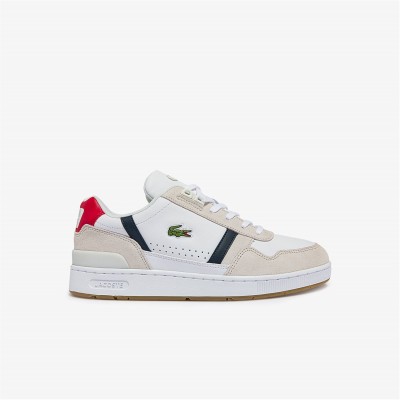 мъжки,маратонки,lacoste,t,clip,white,navy,red