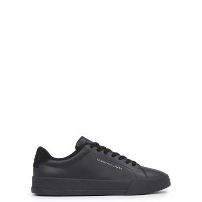 маратонки,маратонки,за,училище,мъжки,маратонки,tommy,hilfiger,court,leather,low,top,trainers,black,black