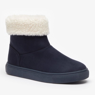 детски,боти,be,you,girls,borg,trim,ankle,boot,navy