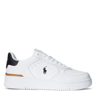 маратонки,мъжки,маратонки,polo,ralph,lauren,masters,court,trainers,white,black