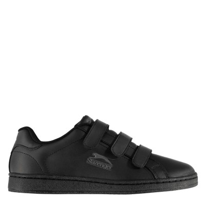 мъжки,маратонки,маратонки,за,училище,slazenger,ash,strap,trainers,mens,black,charcoal