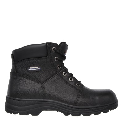 мъжки,обувки,отново,на,училище,мъжки,защитни,обувки,skechers,work,workshire,mens,steel,toe,cap,safety,boots,black