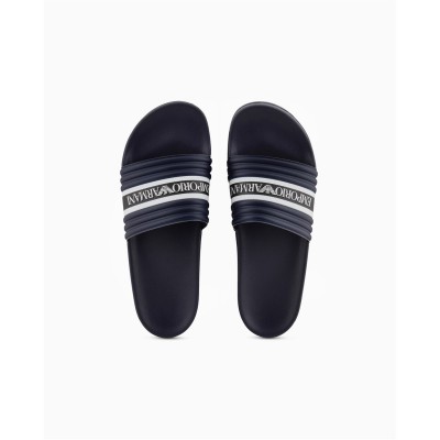 мъжки,джапанки,и,чехли,emporio,armani,tape,logo,sliders,blu,blk,wht