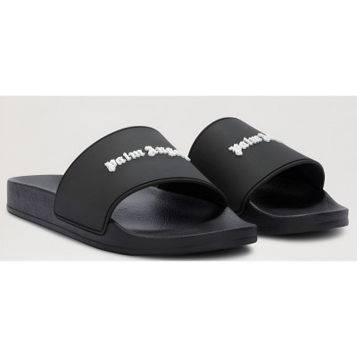 palm,angels,men,s,classic,logo,pool,sliders,black,white