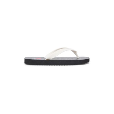 джапанки,tommy,jeans,women's,flip,flops,black,ecru