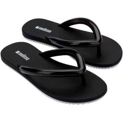джапанки,melissa,women's,airflow,flip,flops,black,white