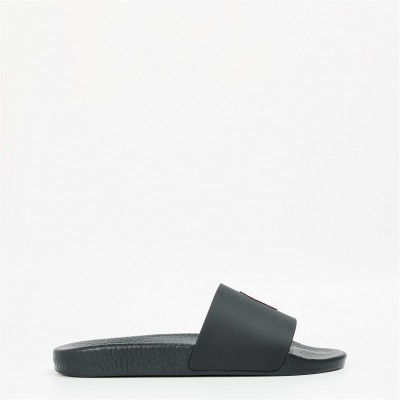 мъжки,джапанки,и,чехли,polo,ralph,lauren,pool,sliders,black,red