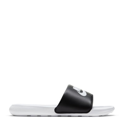 nike,victori,one,mens,slides,white,black