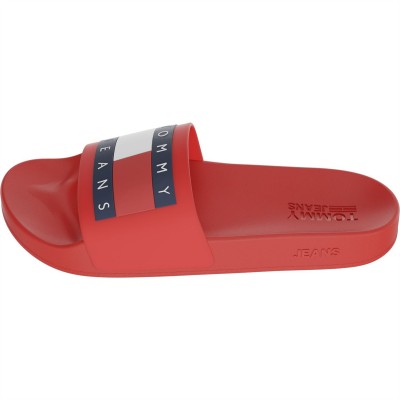 зимни,аксесоари,мъжки,джапанки,и,чехли,tommy,jeans,flag,sliders,red,xnl