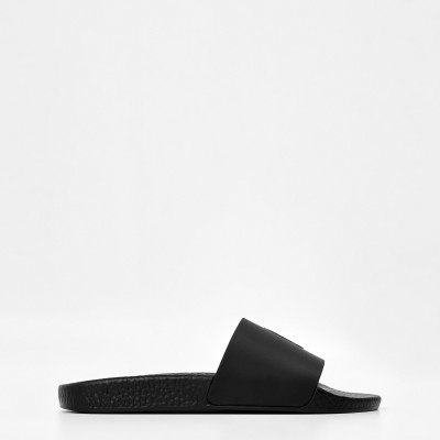 polo,ralph,lauren,signature,pony,polo,slide,black,white