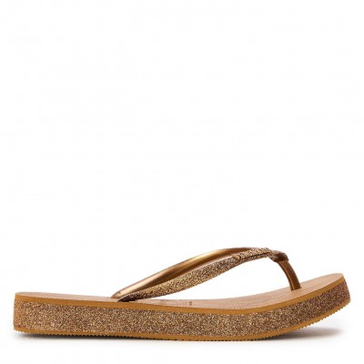 дамски,джапанки,havaianas,hav.,slim,flatform,sparkle,bronze,3,flip,flops,womens,bronze