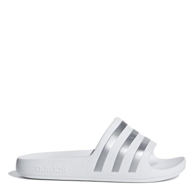 детски,сандали,и,чехли,adidas,adilette,aqua,slide,boys,white,silver
