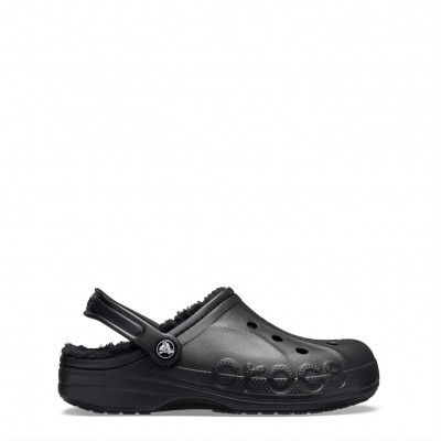 crocs,baya,lined,clog,unisex,black