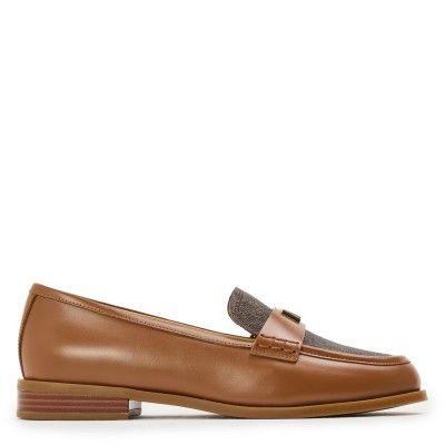 michael,michael,kors,mmk,lex,loafer,ld54,brown,logo