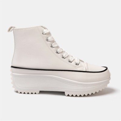 дамски,високи,кецове,дамски,маратонки,firetrap,platform,hi,top,ladies,trainers,white