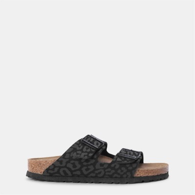 сандали,birkenstock,women's,arzna,adjustable,flat,sandals,blk,leoprd,prnt