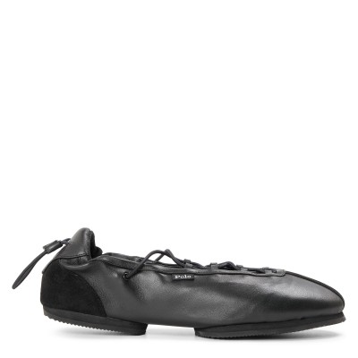 дамски,обувки,polo,ralph,lauren,womens,ballet,pumps,black,black