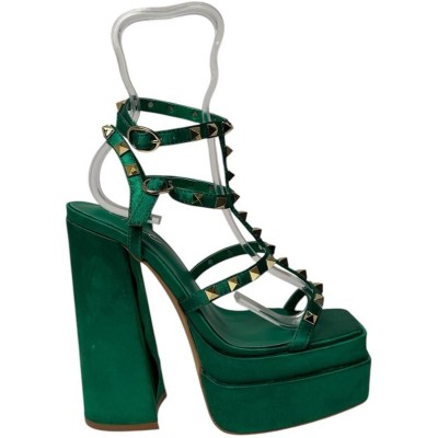 дамски,сандали,дамски,сандали,и,чехли,chic,std,strp,pltfrm,ld99,green,satin