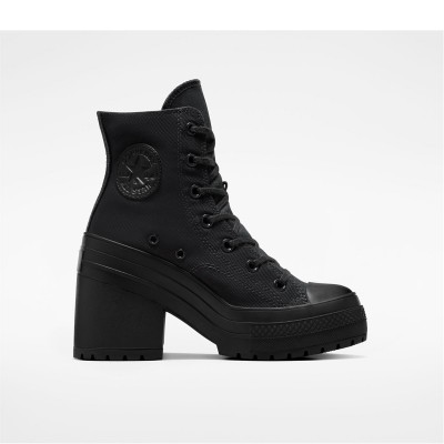 разпродажба,converse,дамски,боти,мъжки,боти,converse,unisex,adults,chuck,70,de,luxe,heel,ankle,heeled,boot,001,black,bla