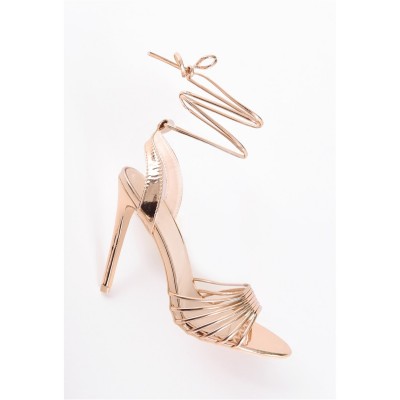 дамски,обувки,glamorous,strappy,heels,ld99,rose,gold